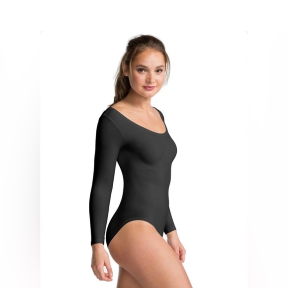 🆕 SPANX Black Long-sleeve Bodysuit - Picture 2 of 3
